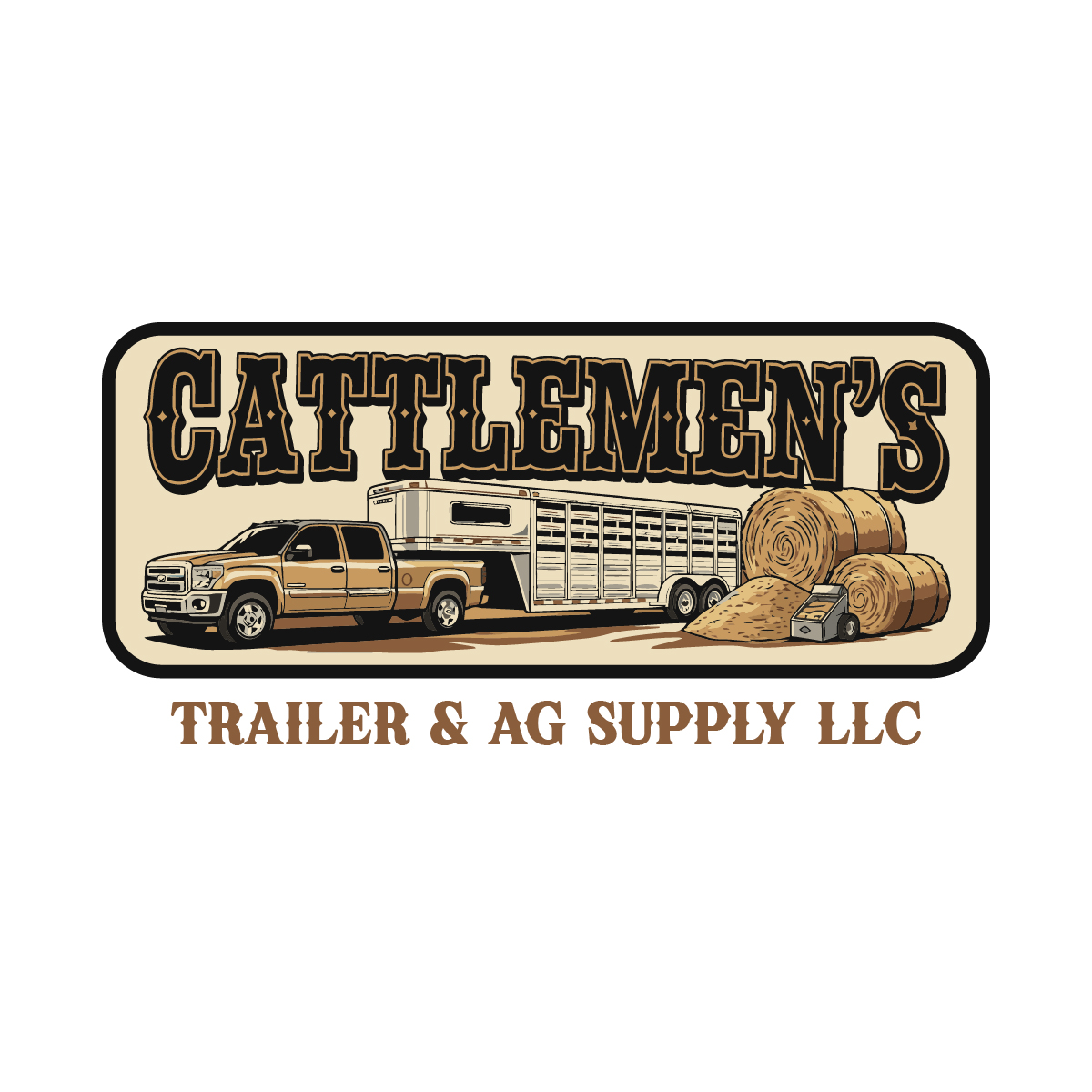 Logo Design by Tariq 38 for Cattlemen's Trailer Sales & Ag Supply | Design #36735834