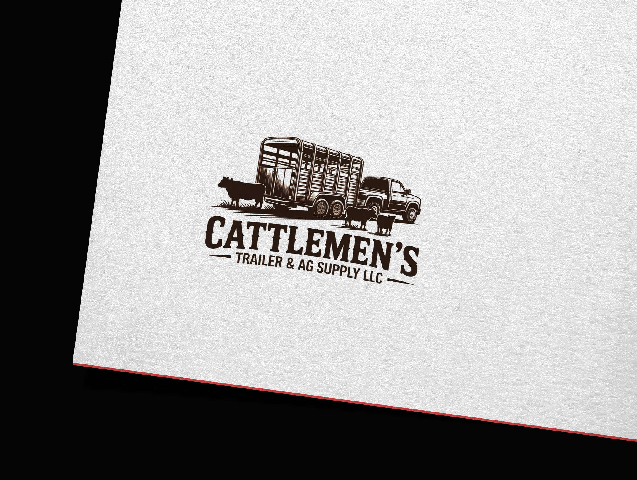 Logo Design by Being  Designer for Cattlemen's Trailer Sales & Ag Supply | Design #36715512