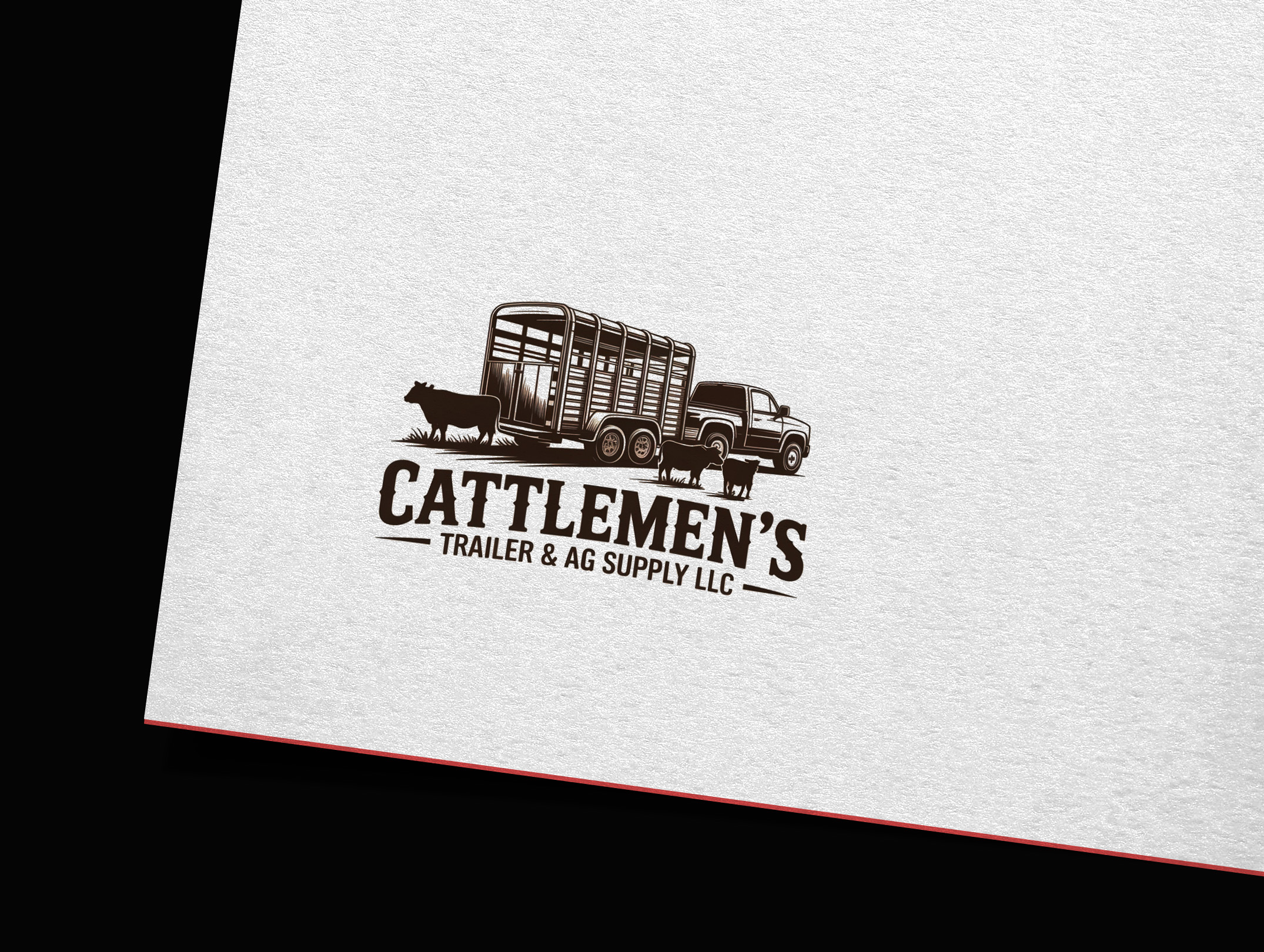 Logo Design by Being  Designer for Cattlemen's Trailer Sales & Ag Supply | Design #36715515