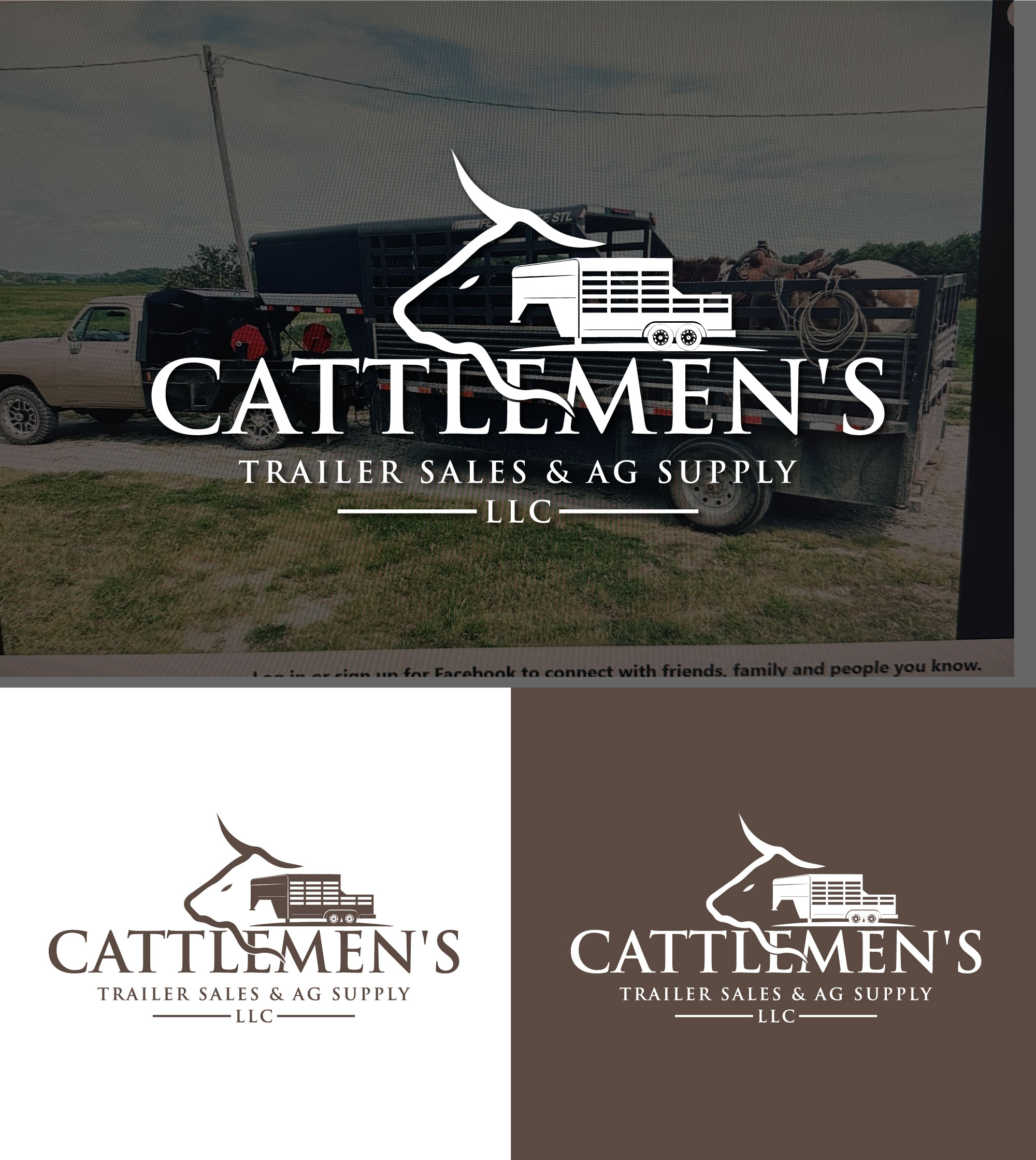 Logo Design by Farhan100 for Cattlemen's Trailer Sales & Ag Supply | Design #36714278