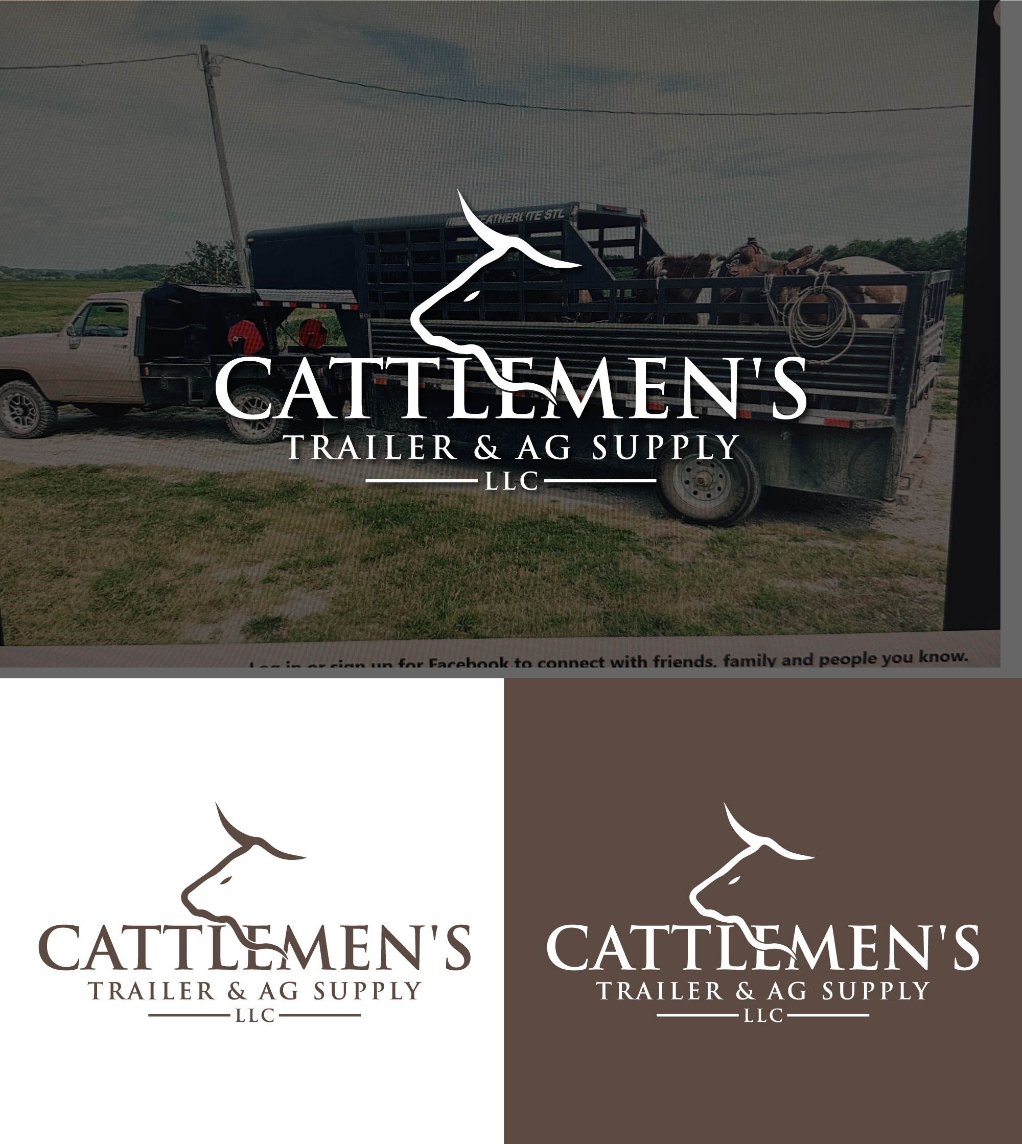 Logo Design by Farhan100 for Cattlemen's Trailer Sales & Ag Supply | Design #36733745