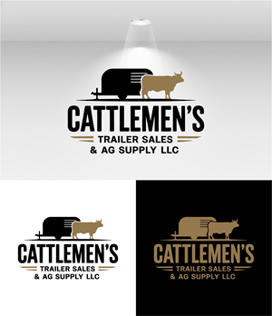 Logo Design by Art by Rose for Cattlemen's Trailer Sales & Ag Supply | Design: #36724333