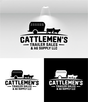 Logo Design by Art by Rose for Cattlemen's Trailer Sales & Ag Supply | Design: #36724335