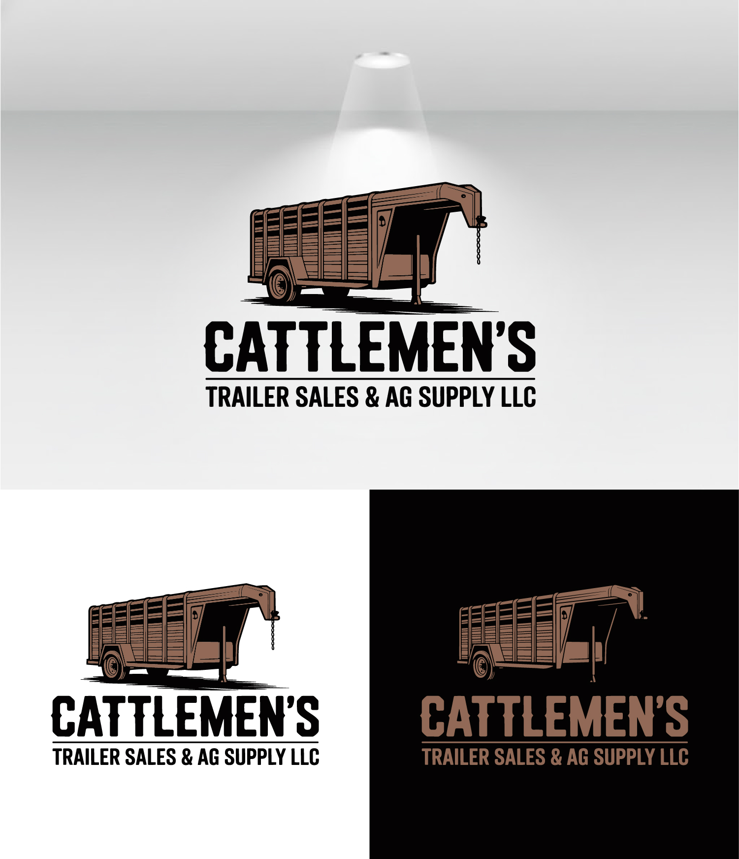 Logo Design by Art by Rose for Cattlemen's Trailer Sales & Ag Supply | Design #36724339