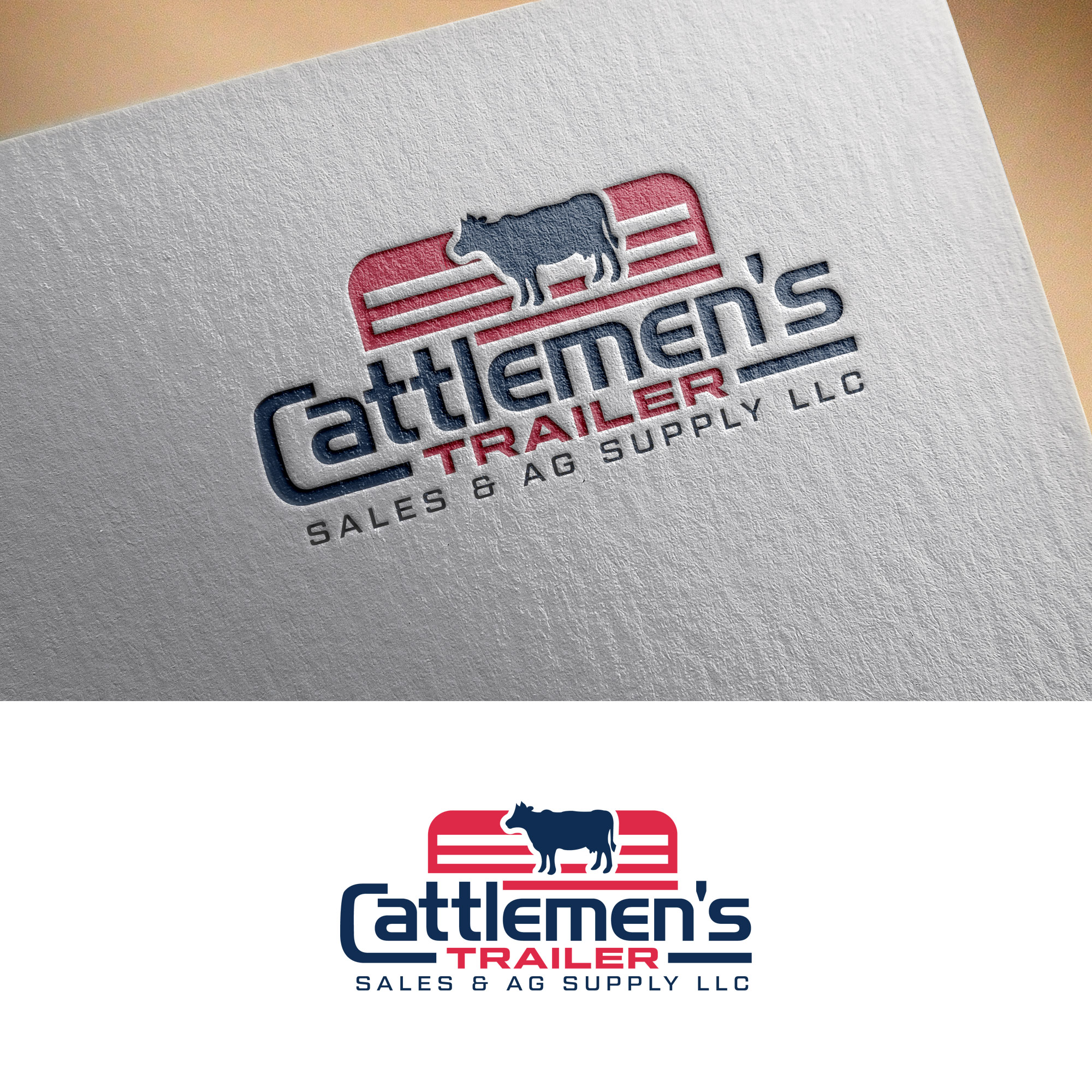 Diseño de Logo por MCreative para Cattlemen's Trailer Sales & Ag Supply | Diseño #36712209