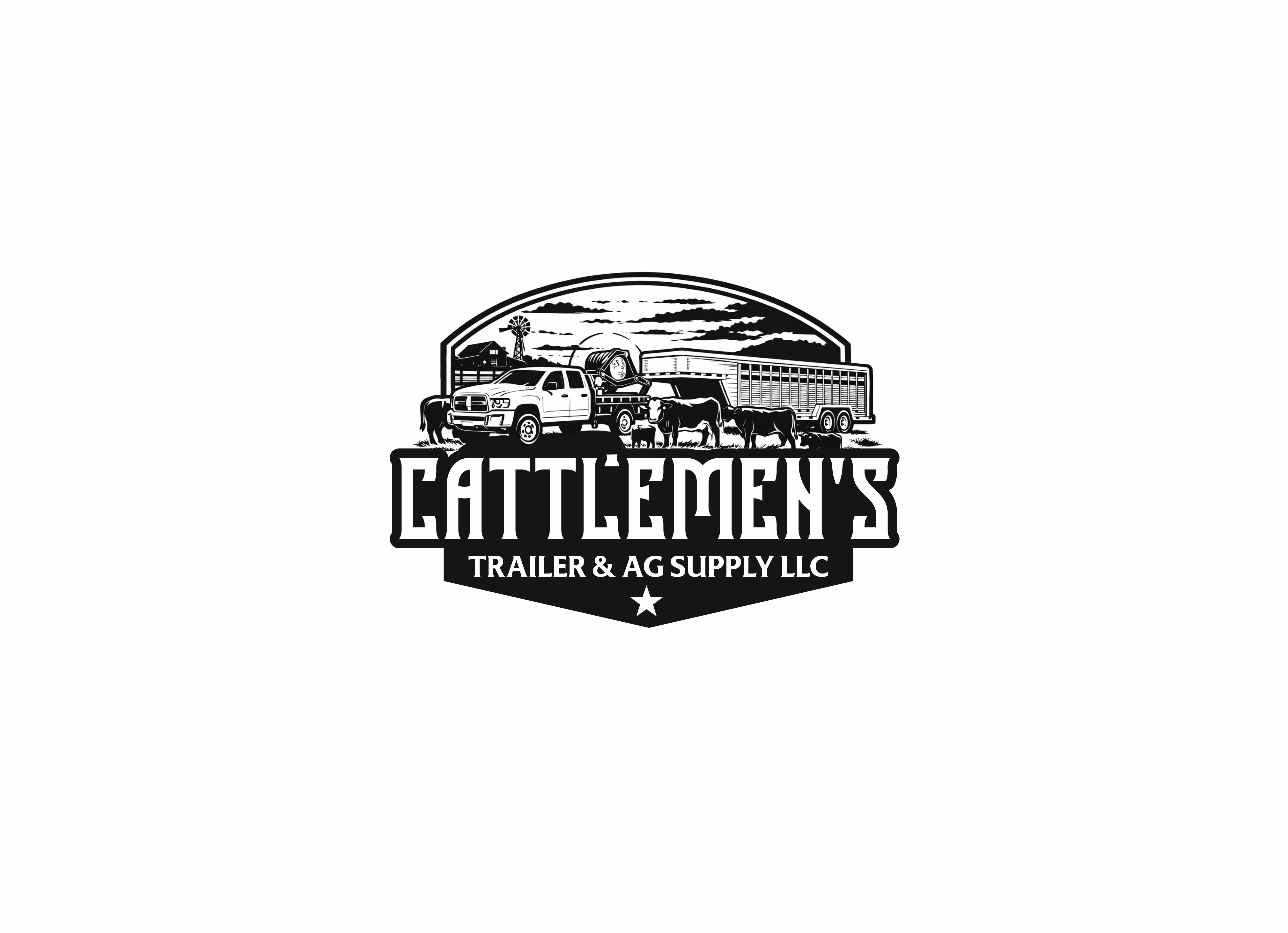 Logo Design by Djamdesign for Cattlemen's Trailer Sales & Ag Supply | Design #36714314