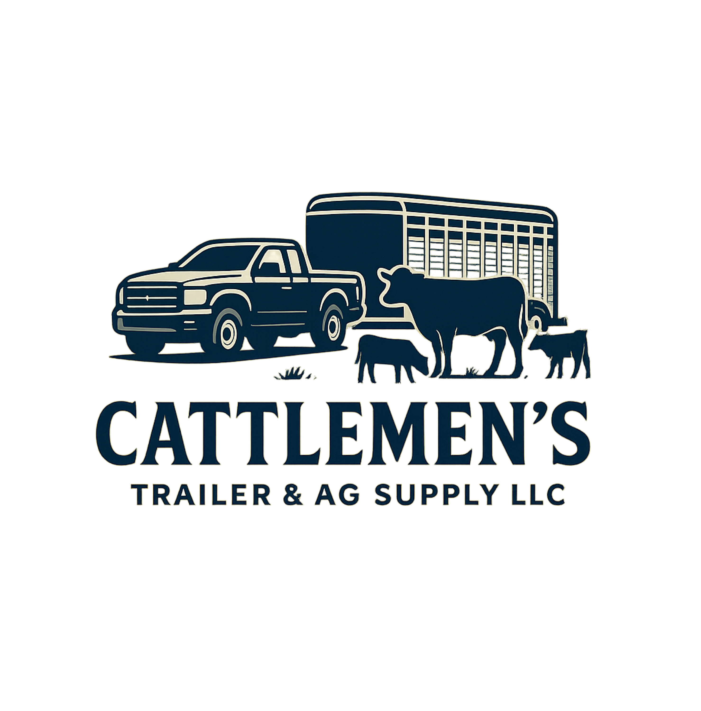 Logo Design by Hieroglyphics for Cattlemen's Trailer Sales & Ag Supply | Design #36718114