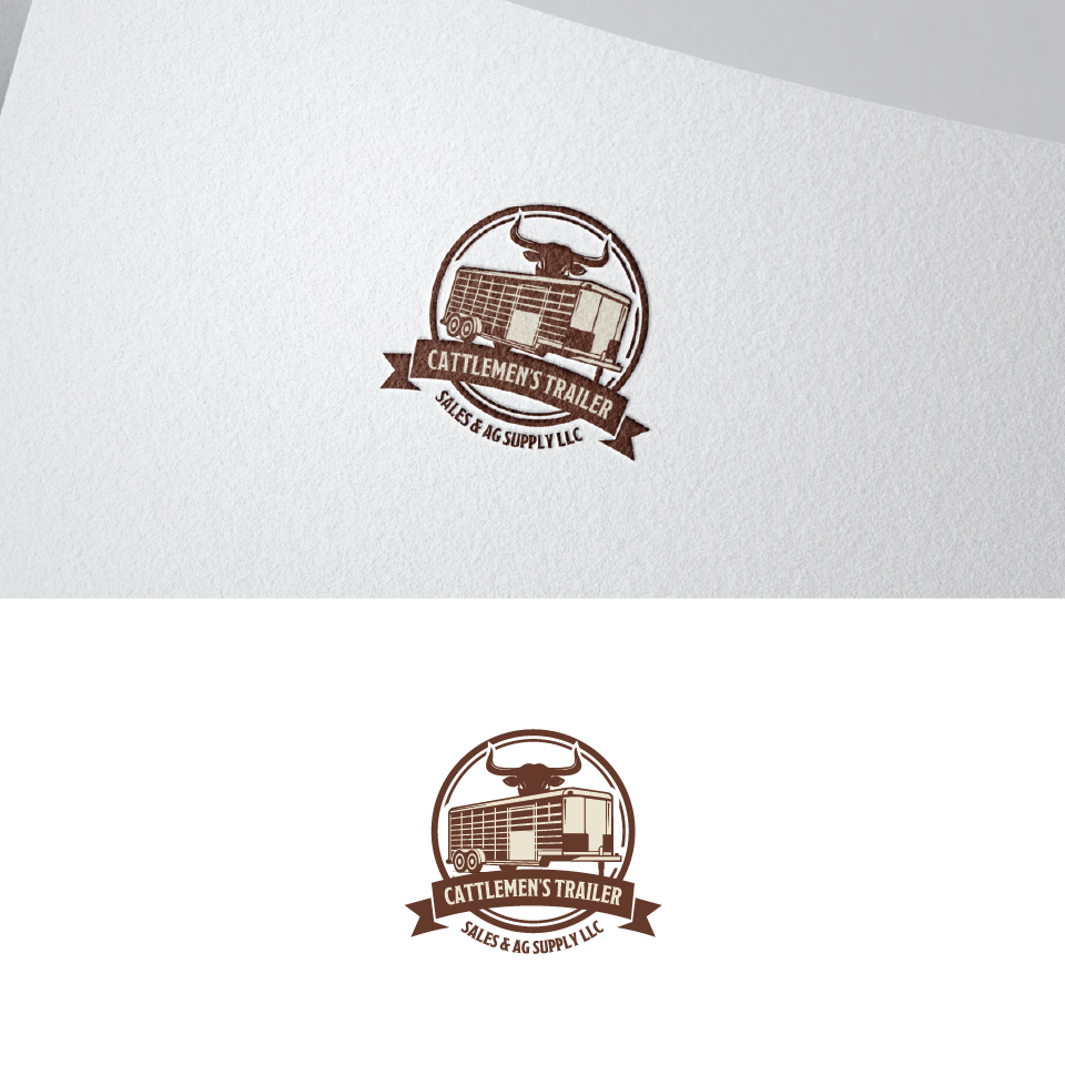 Logo Design by Maxo-Biz for Cattlemen's Trailer Sales & Ag Supply | Design #36711308