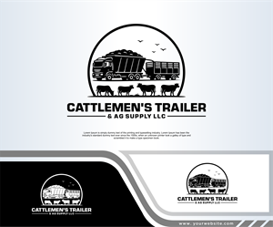 Logo Design by dobleh_creative for Cattlemen's Trailer Sales & Ag Supply | Design: #36714041
