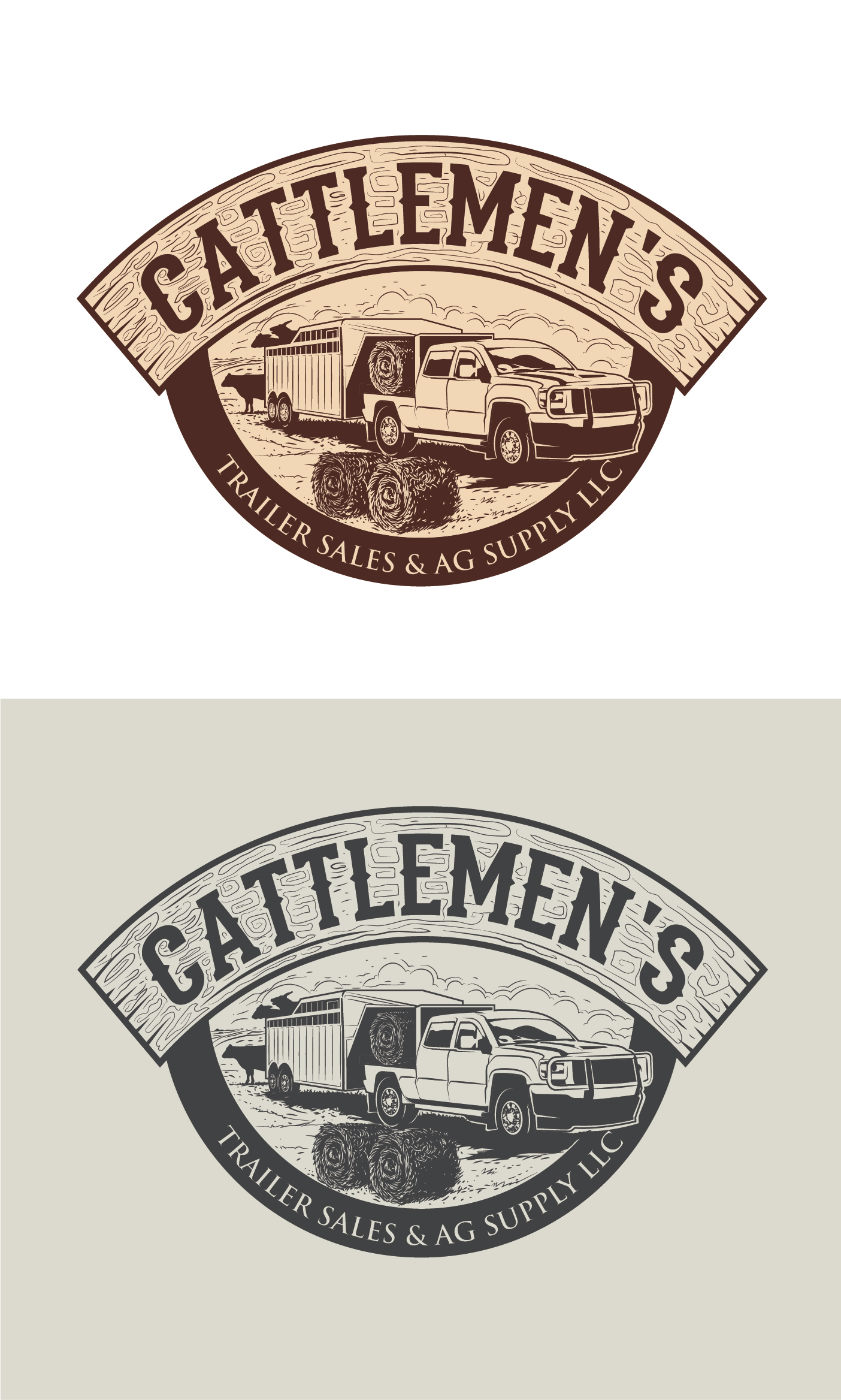 Logo Design by ally designs for Cattlemen's Trailer Sales & Ag Supply | Design #36712678