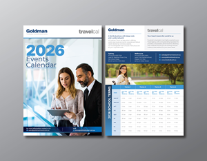 Diseño de Flyer por Impressive Designs para Goldman Travel Corporation | Diseño #36710672