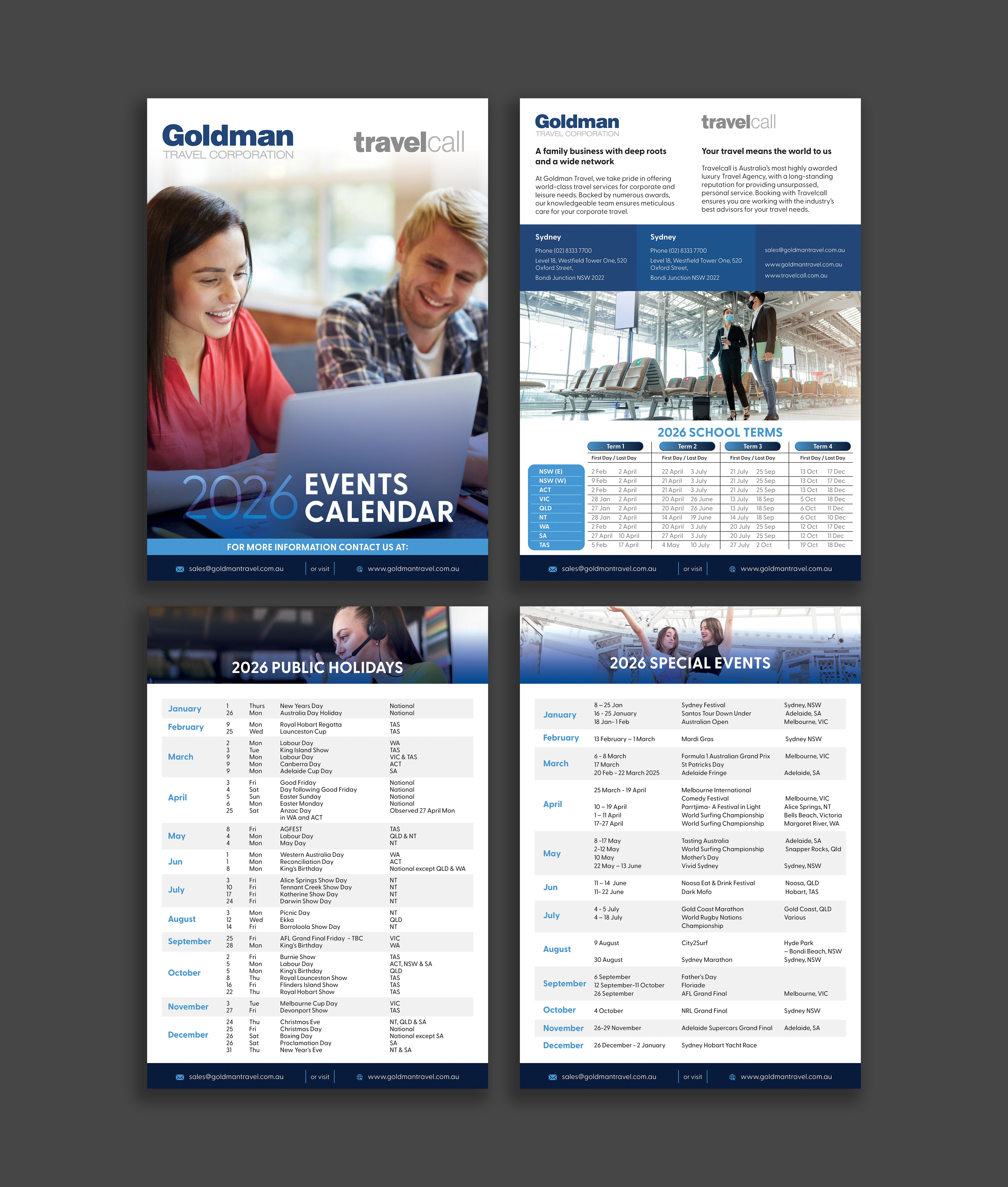 Flyer Design by Impressive Designs for Goldman Travel Corporation | Design #36715900