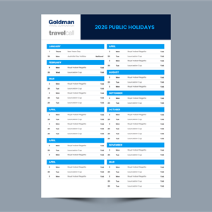 Flyer Design by ThiagoB for Goldman Travel Corporation | Design: #36711670
