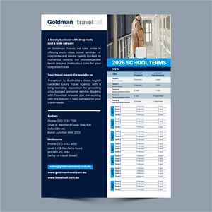 Flyer Design by ThiagoB for Goldman Travel Corporation | Design: #36711673