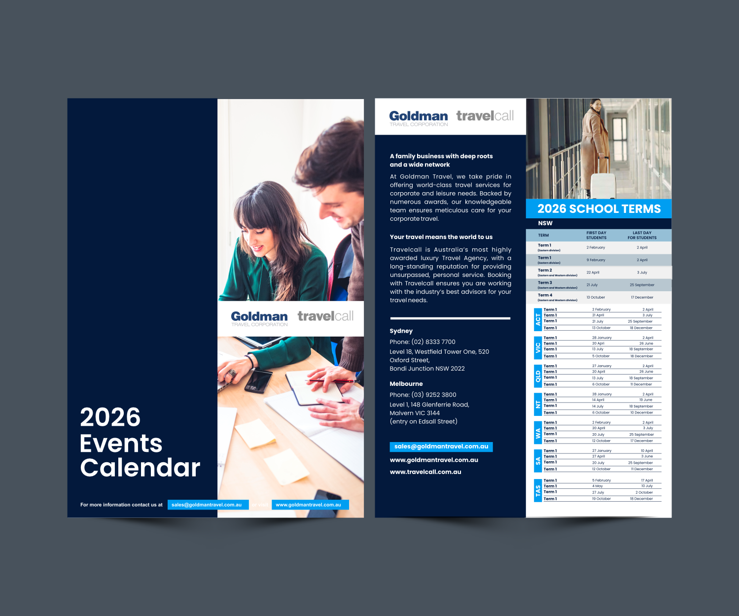 Flyer Design by ThiagoB for Goldman Travel Corporation | Design #36712707