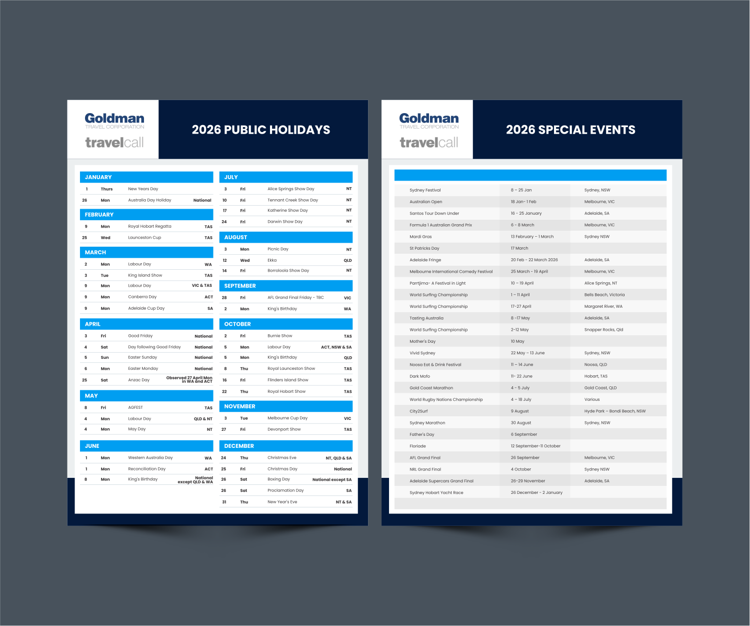 Flyer Design by ThiagoB for Goldman Travel Corporation | Design #36712708