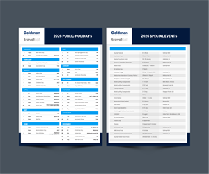 Flyer Design by ThiagoB for Goldman Travel Corporation | Design: #36712708