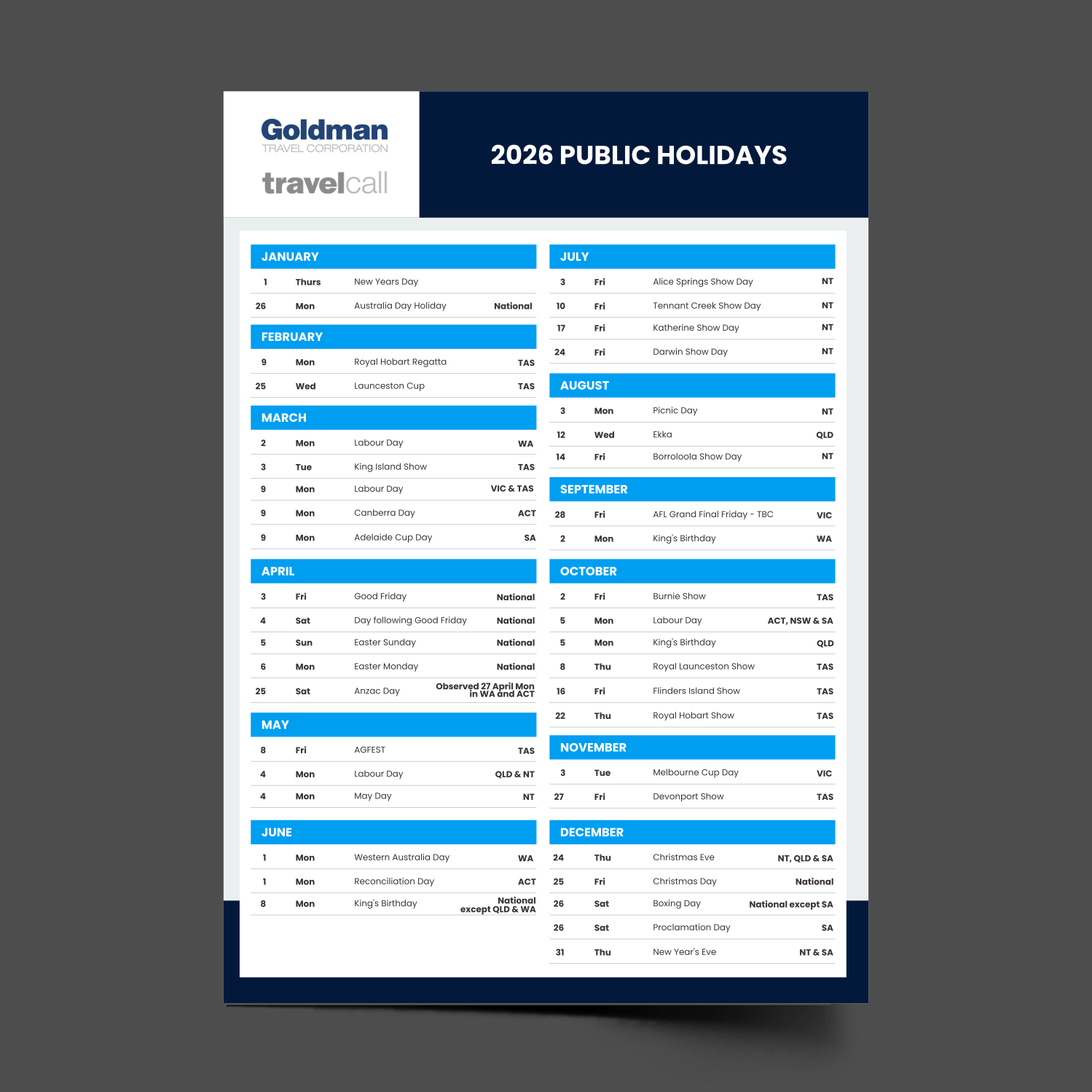 Flyer Design by ThiagoB for Goldman Travel Corporation | Design #36722019