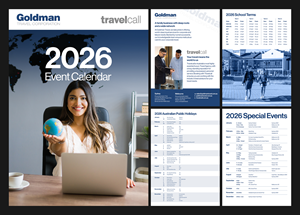 Diseño de Flyer por Graphic Guy para Goldman Travel Corporation | Diseño #36717414