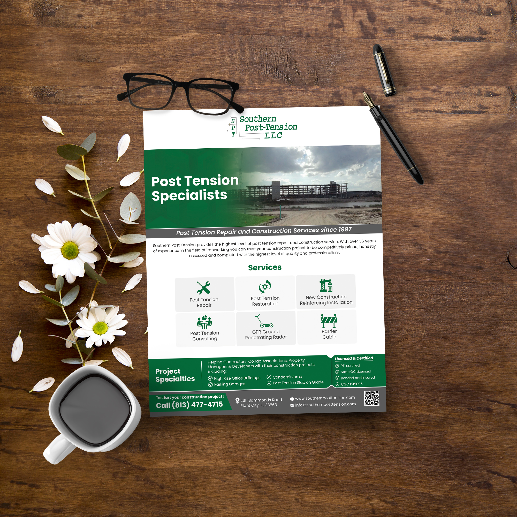 Design de Flyer par Sun Creative pour Commercial Pool Services | Design #36714435