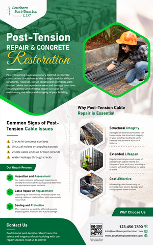 Design de Flyer par Ascinate pour Commercial Pool Services | Design : #36716865