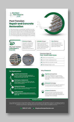 Design de Flyer par debdesign pour Commercial Pool Services | Design : #36715144