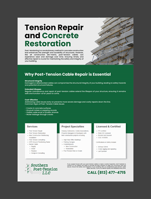 Design de Flyer par 3Guys pour Commercial Pool Services | Design : #36711932