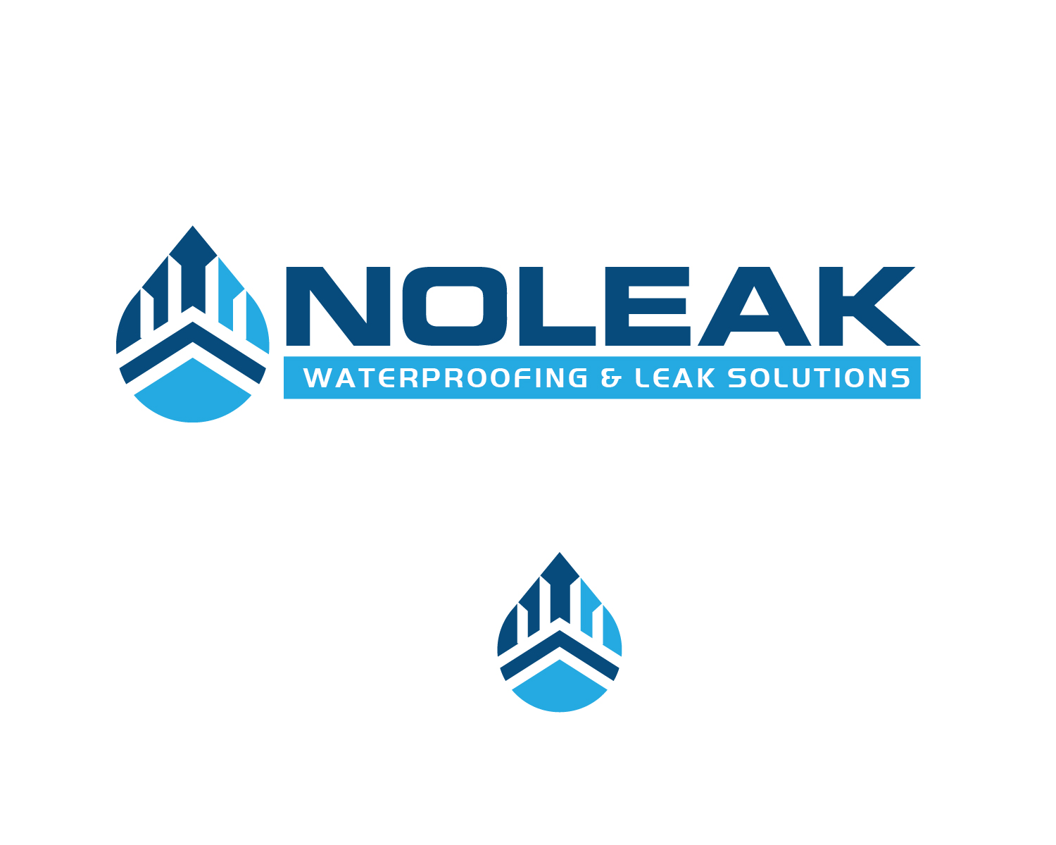 Diseño de Logo por renderman para Noleak waterproofing  | Diseño #36721252