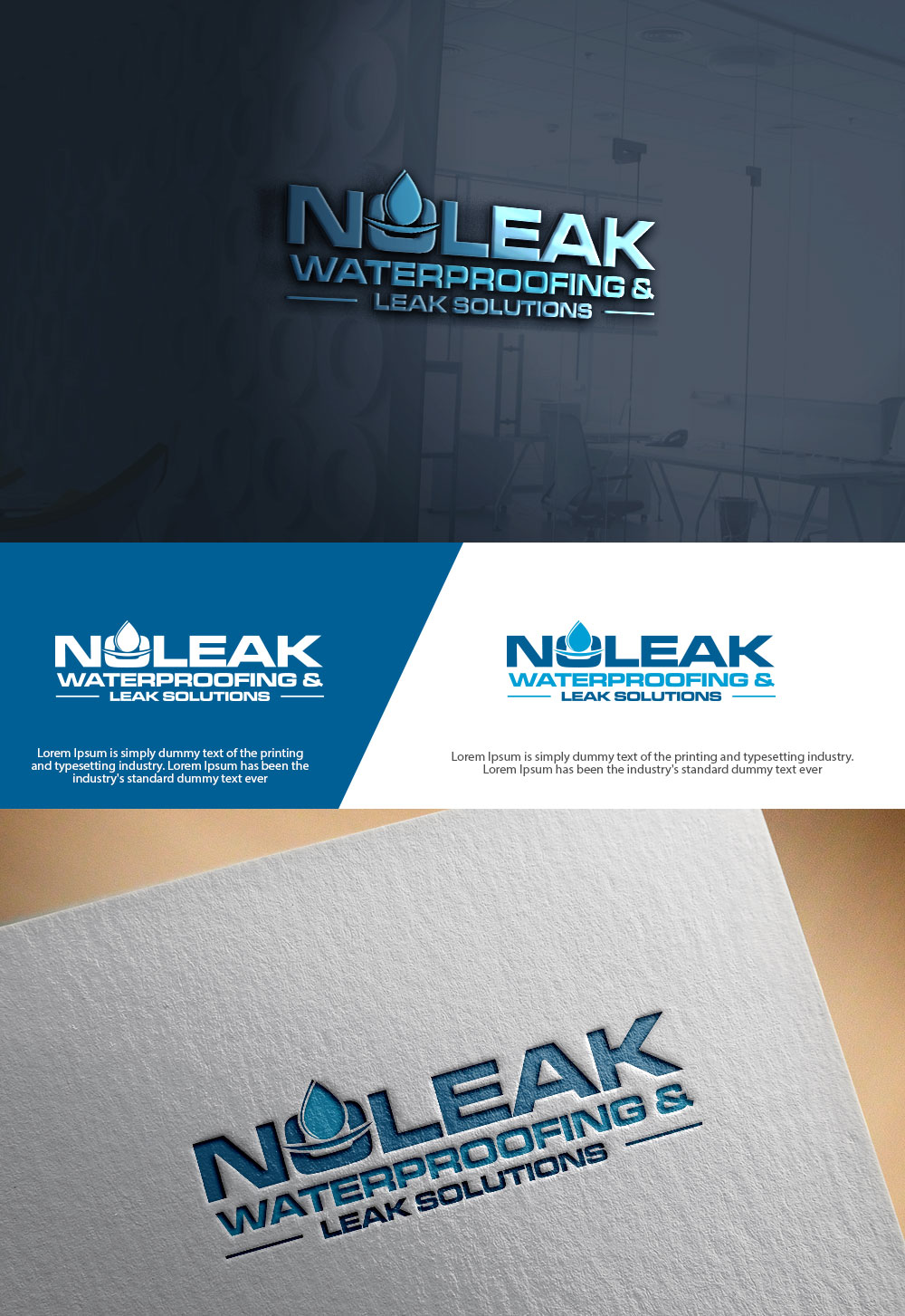 Logo Design by sulemani  creation for Noleak waterproofing  | Design #36721849