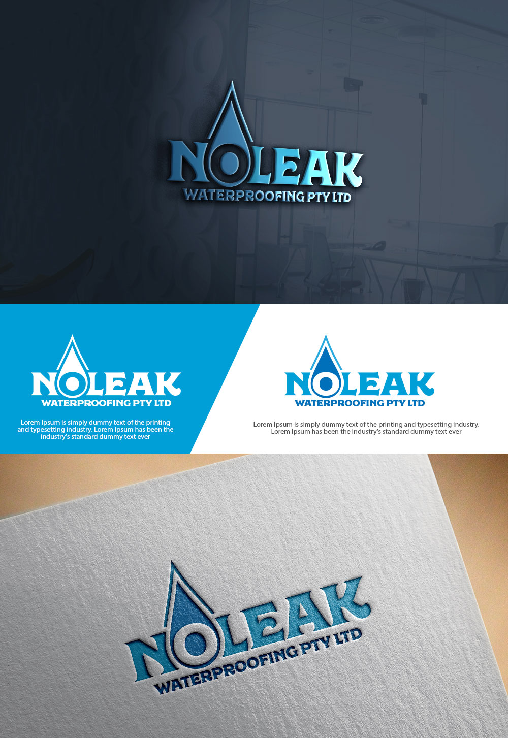 Logo Design by sulemani  creation for Noleak waterproofing  | Design #36721851