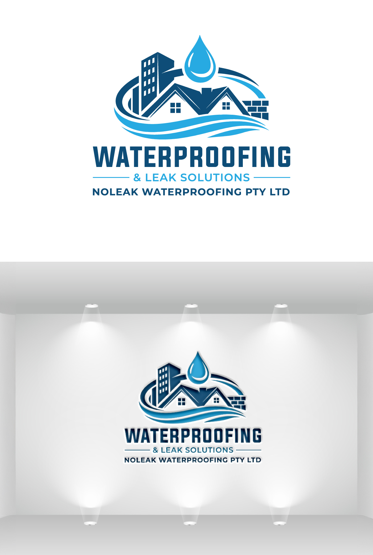 Logo Design by Oliver_Design for Noleak waterproofing  | Design #36736401