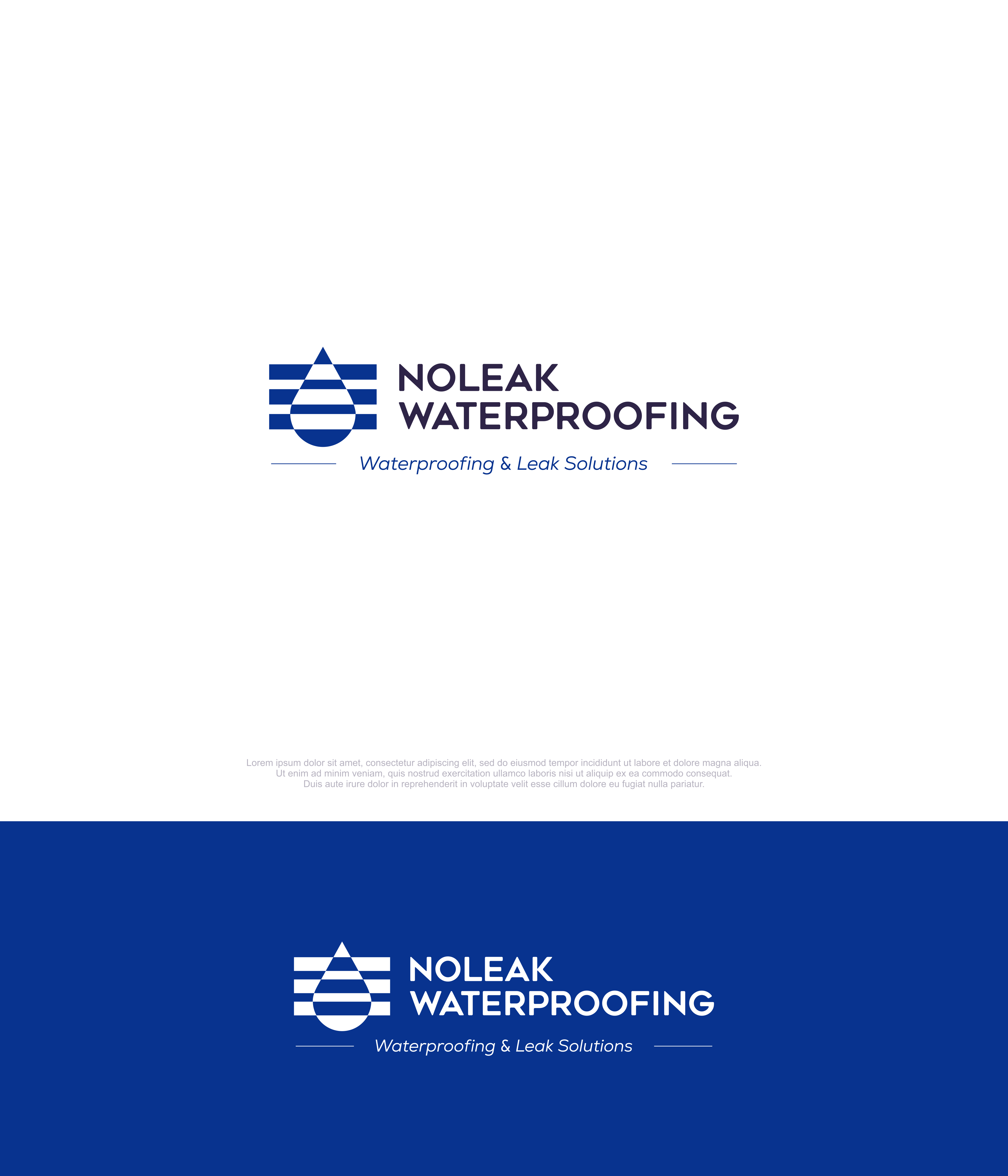 Design de Logo par RICKY.T pour Noleak waterproofing  | Design #36742790