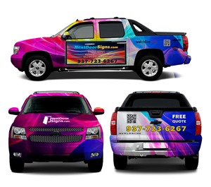 Car Wrap Design by Fine Graphics House