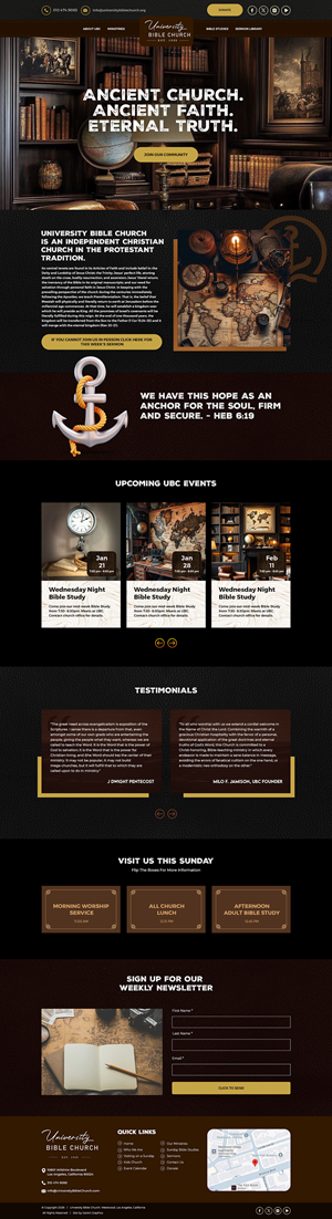 Wordpress Design by Revolt Team for this project | Design #36741845