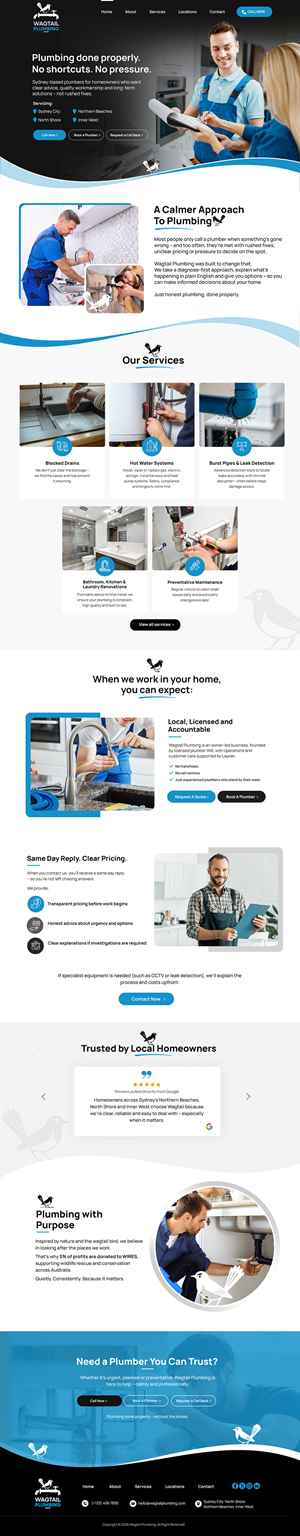 Web Design by Blue Sparrow for this project | Design: #36997082