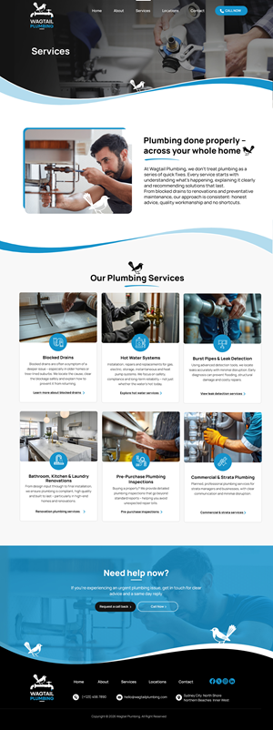 Web Design by Blue Sparrow for this project | Design: #37163442