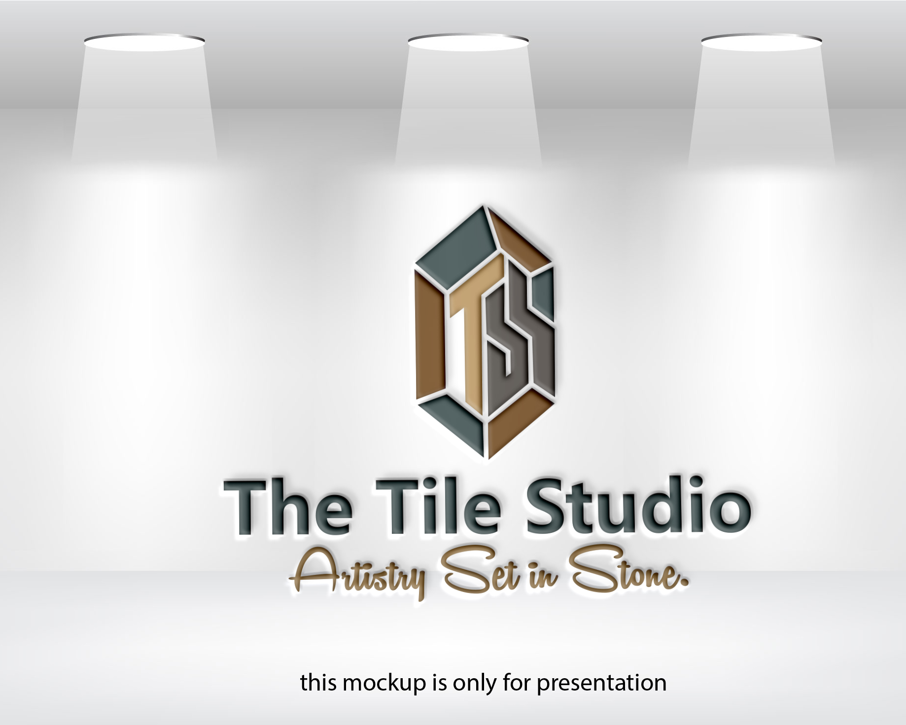 Diseño de Logo por FARU.......... para The Tile Studio | Diseño #36726057