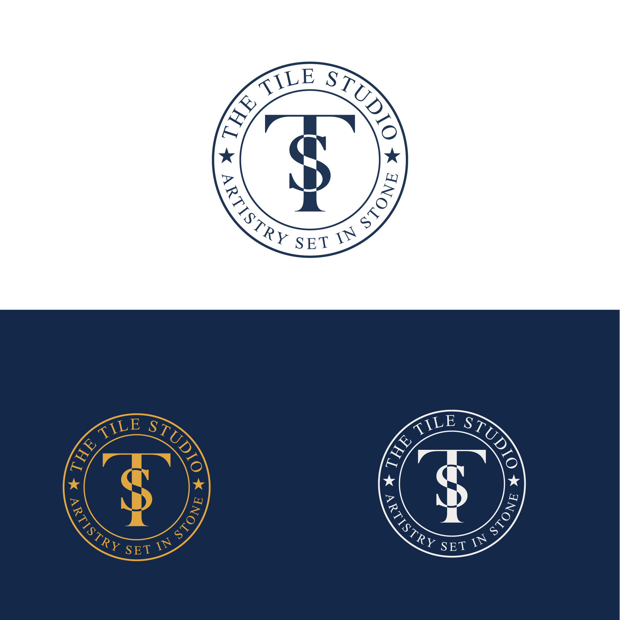 Logo Design by KalamCreation1 for The Tile Studio | Design #36729307