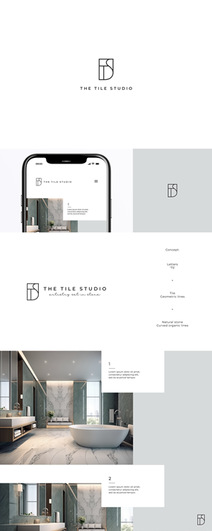 Logo Design by GBDESIGN for The Tile Studio | Design: #36727208