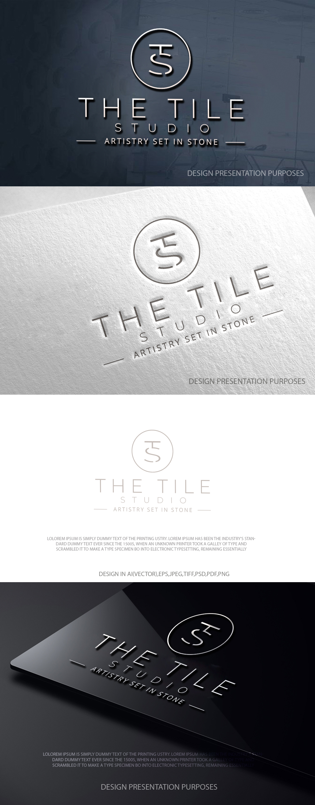 Logo Design by zebronicgraphic for The Tile Studio | Design #36728374