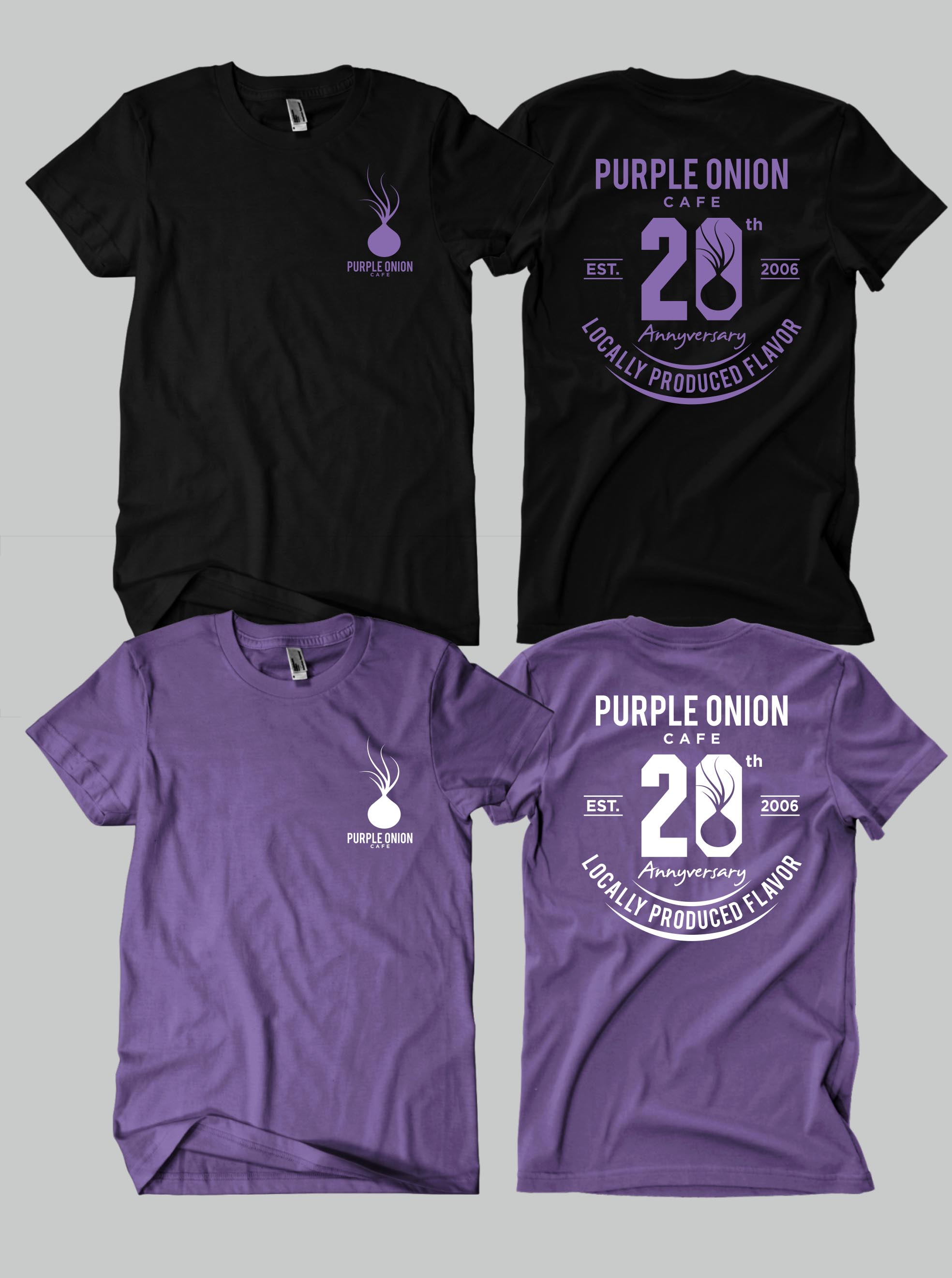 Design de T-shirt par Rheanza pour purple onion inc | Design #36741081