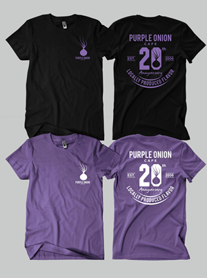 Design de T-shirt par Rheanza pour purple onion inc | Design : #36741081