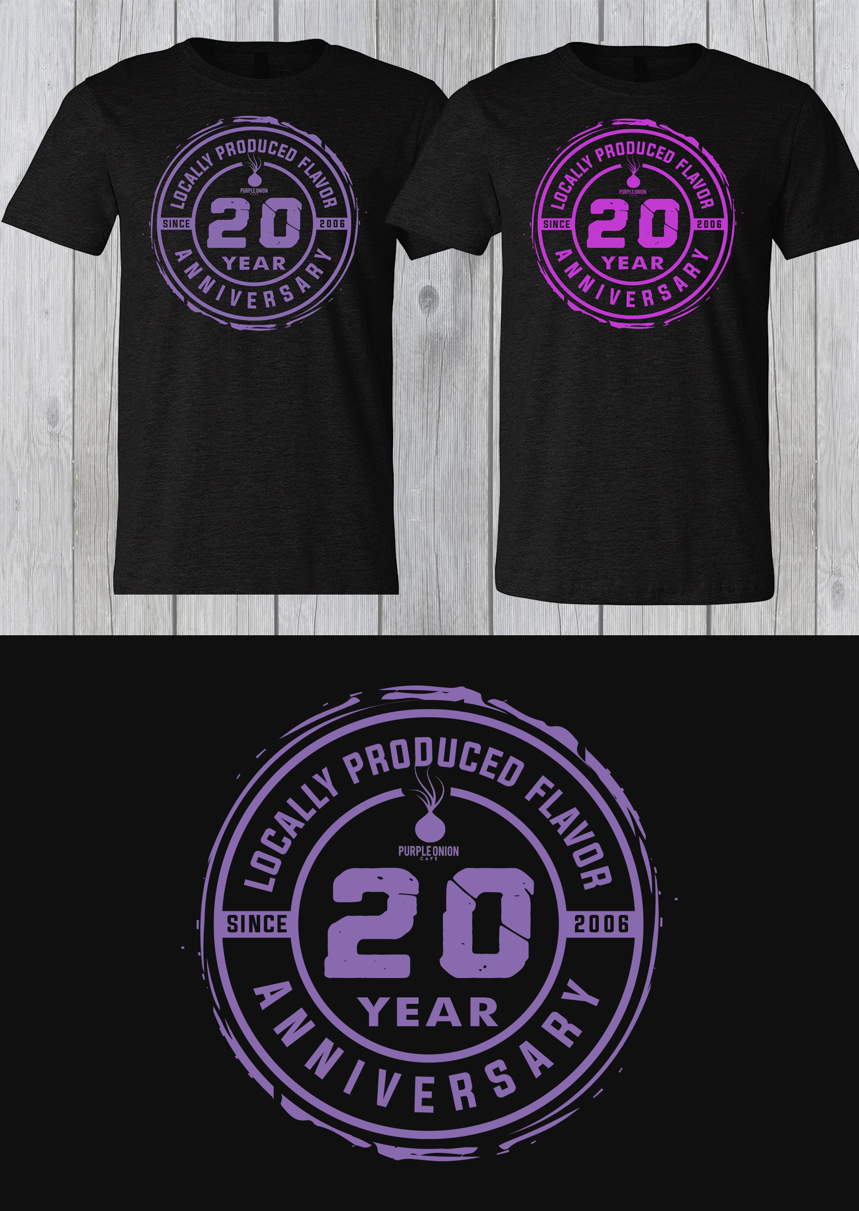 Design de T-shirt par Teespixels pour purple onion inc | Design #36748329