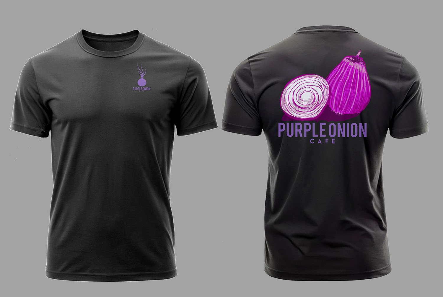 Design de T-shirt par Johncina pour purple onion inc | Design #36759179