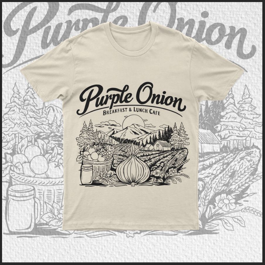 Design de T-shirt par Rahmat21 Design pour purple onion inc | Design #36755562