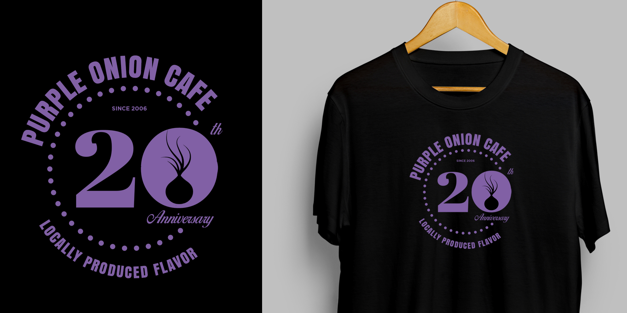Design de T-shirt par Arts&Letters pour purple onion inc | Design #36751320