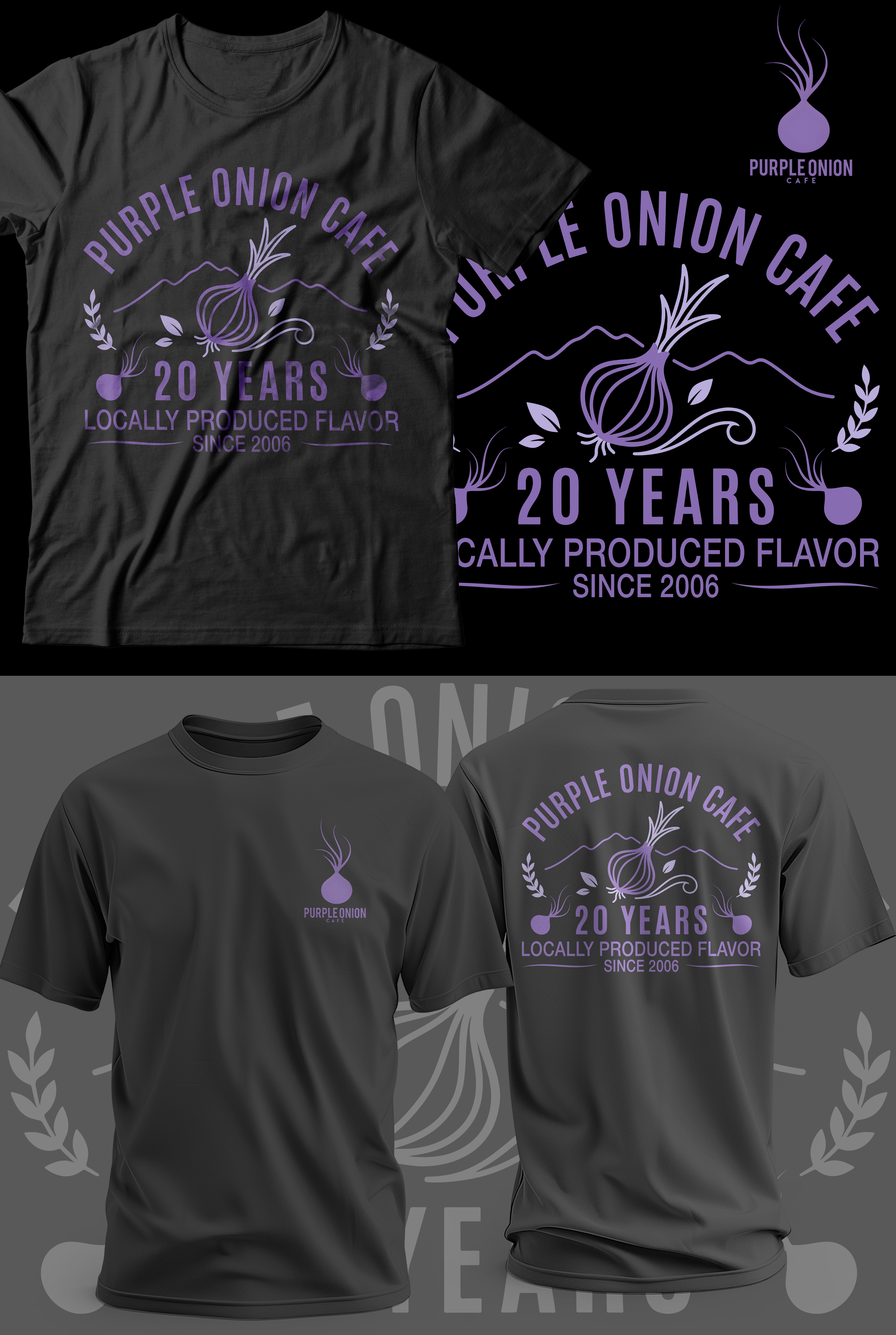 Design de T-shirt par Nasima Ak pour purple onion inc | Design #36726916