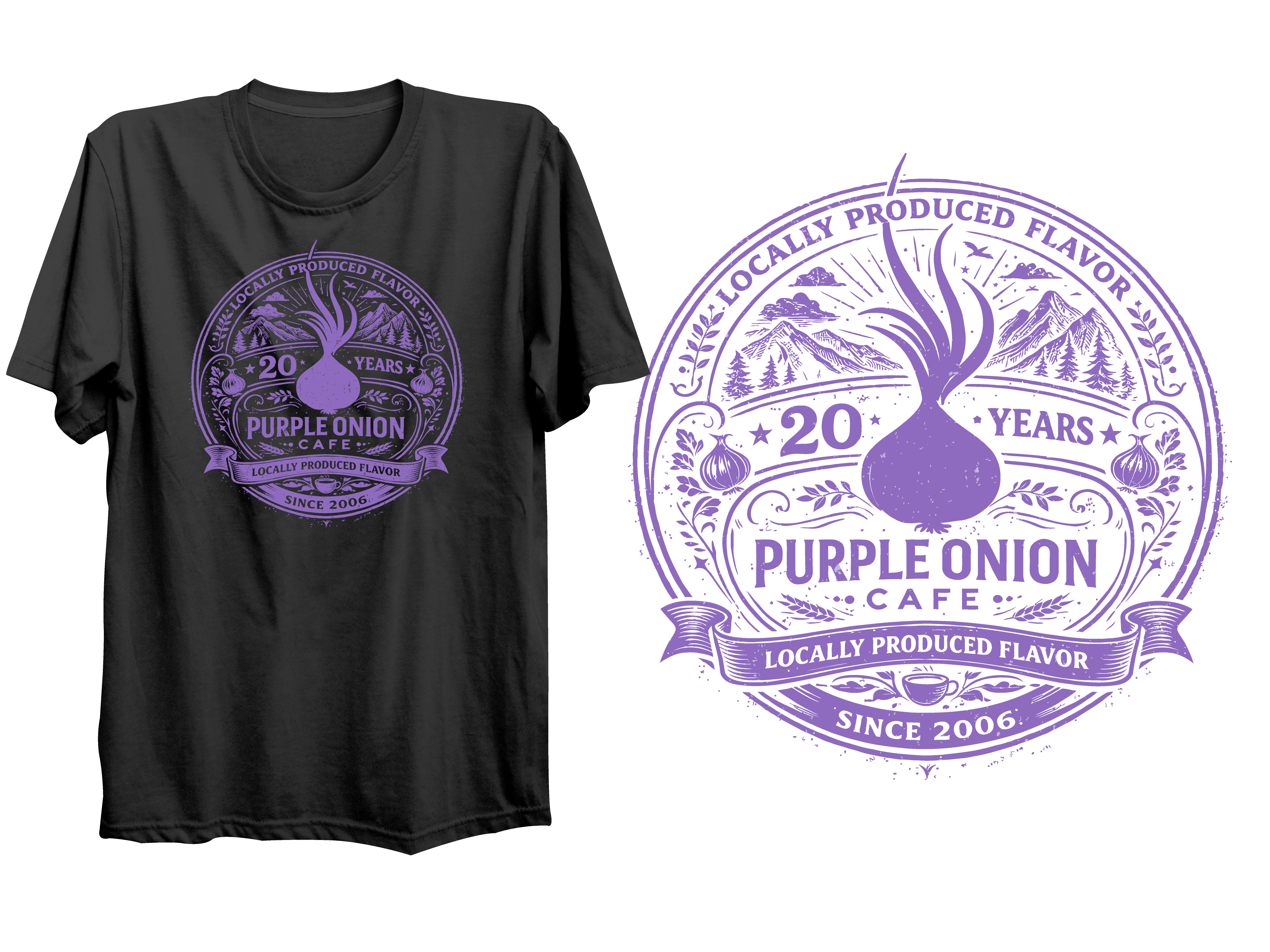 Design de T-shirt par amda51 pour purple onion inc | Design #36724773
