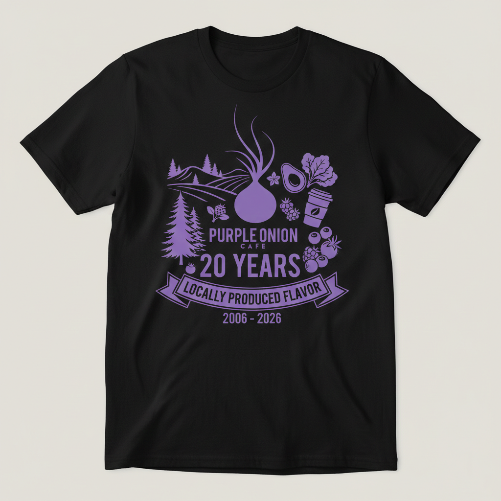 Design de T-shirt par Creative5 pour purple onion inc | Design #36758788