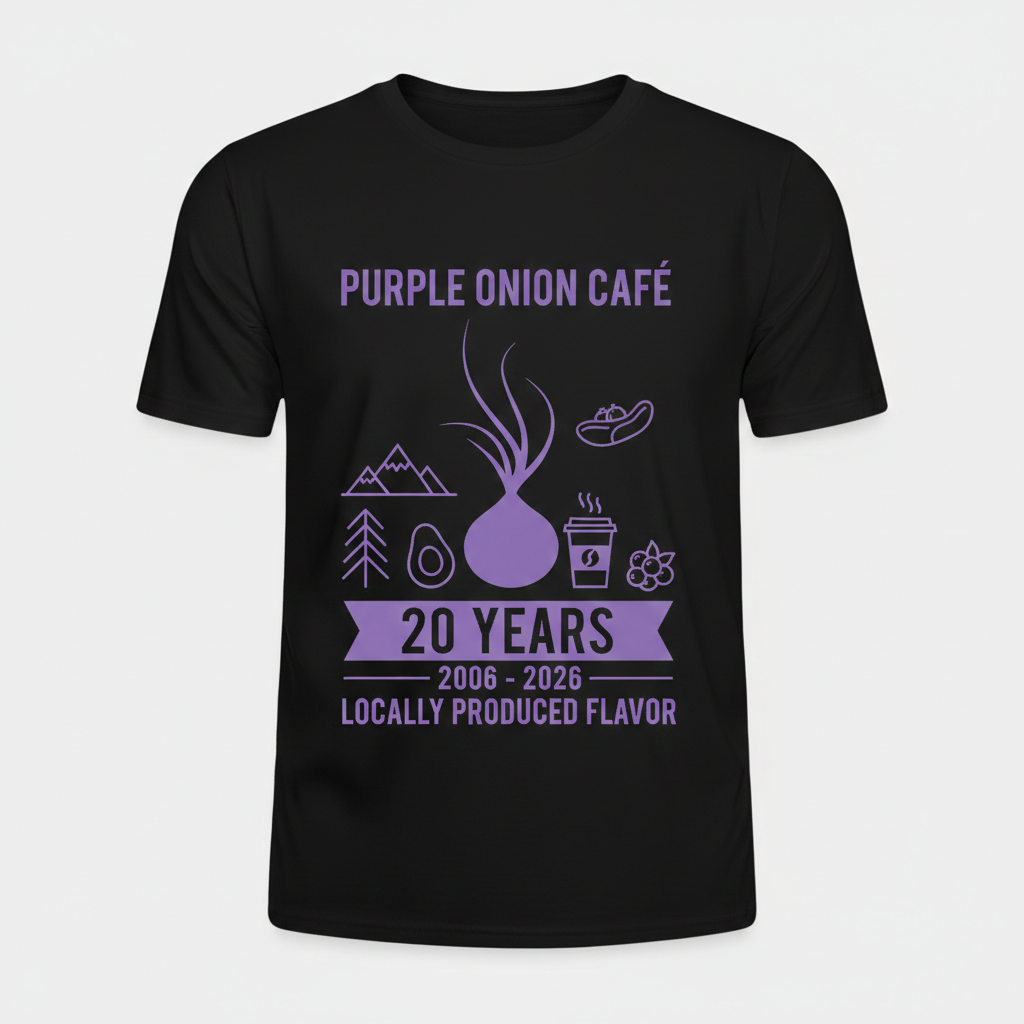Design de T-shirt par Creative5 pour purple onion inc | Design #36758789